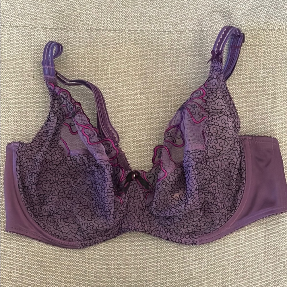 Empreinte Purple Lace Bra 32E